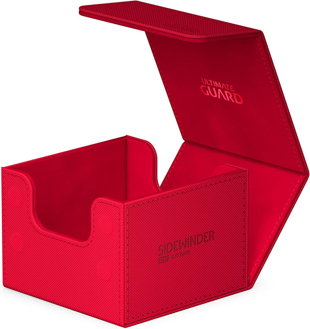 Ultimate Guard Sidewinder Deck Box Double Sleeved TCG Cards Red 133Ct UGDDC011341