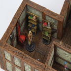Dungeons & Dragons Wizkids WarLock Tiles Town & Village II Full Height Plaster Walls WZK-16511