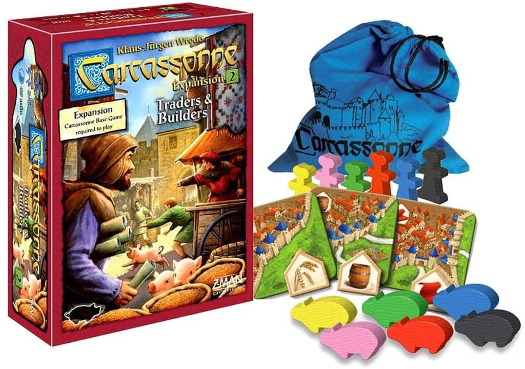 Asmodee Carcassonne Expansion 2 Traders & Builders ZM7812