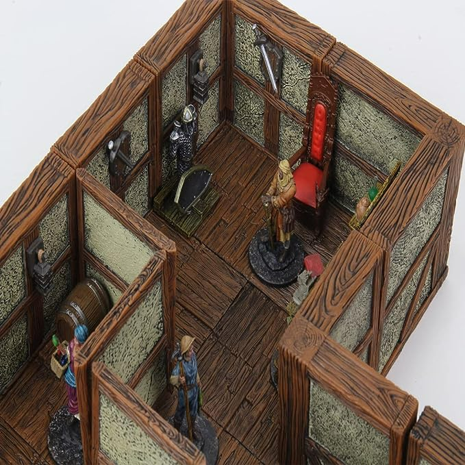 Dungeons & Dragons Wizkids WarLock Tiles Town & Village II Full Height Plaster Walls Expansion WZK-16515
