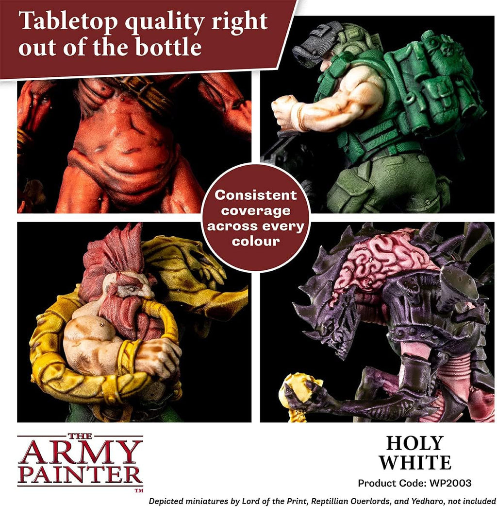 The Army Painter SpeedPaint 2.0 Holy White Non Toxic Acrylic Paint 18ml WP2003