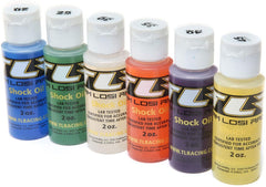 TEAM LOSI RACING Shock Oil, 6Pk, 20, 25, 30, 35, 40, 45, 2oz, TLR74020