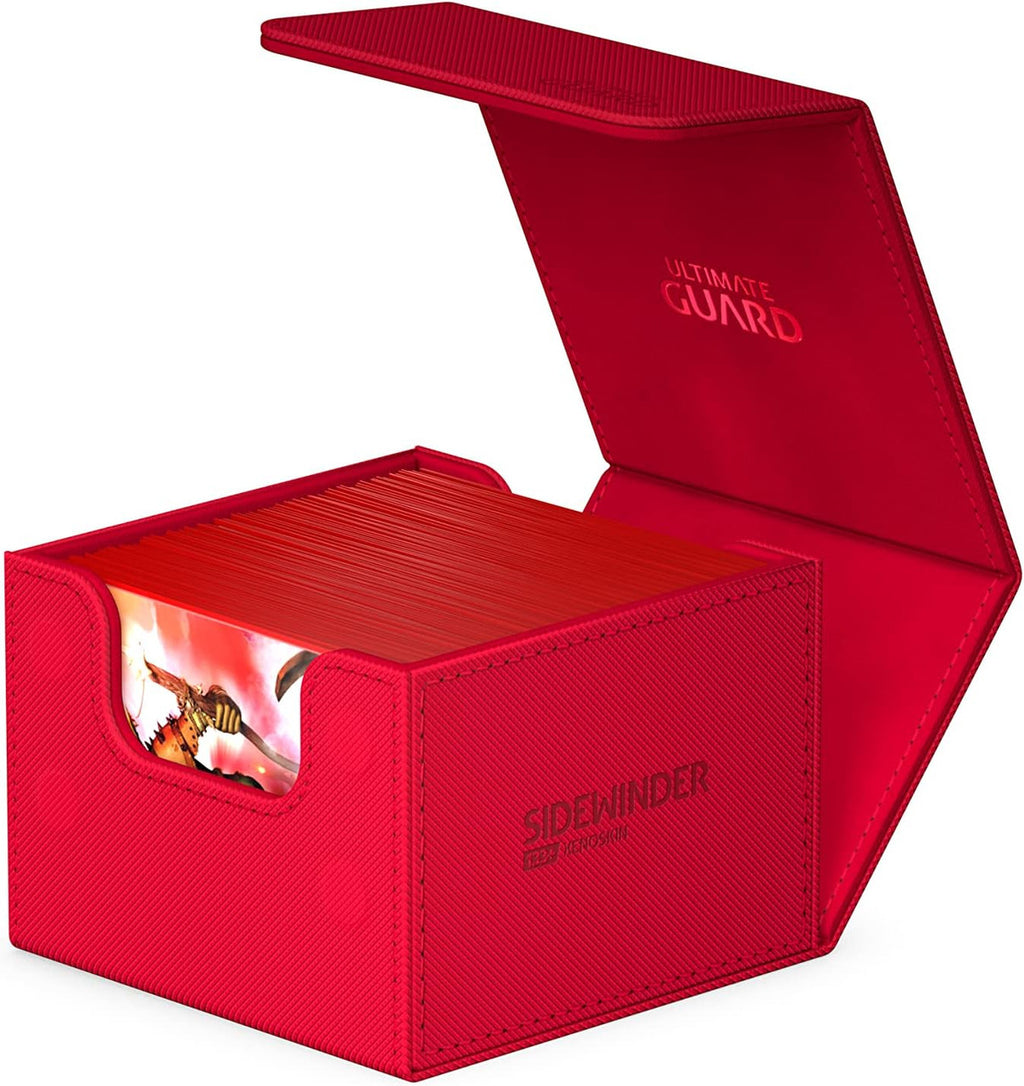 Ultimate Guard Sidewinder Deck Box Double Sleeved TCG Cards Red 133Ct UGDDC011341