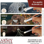 The Army Painter Masterclass Drybrush Set in 3 Sizes TL5054