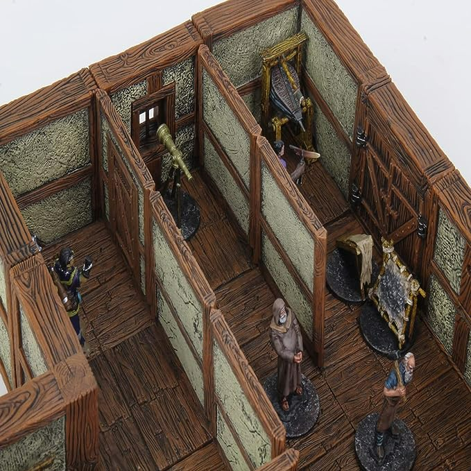 Dungeons & Dragons Wizkids WarLock Tiles Town & Village II Full Height Plaster Walls Expansion WZK-16515