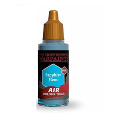 The Army Painter Warpaints Air Color Triad Sapphire Gem Non Toxic Air Brush Paint 18ml AW3114