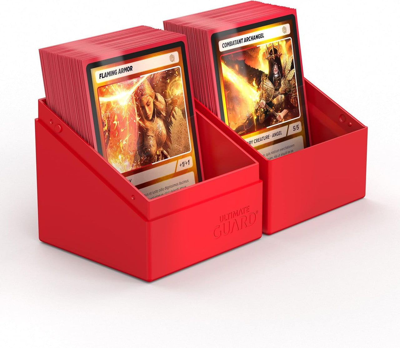 Ultimate Guard Deck Case Boulder Standard Size Solid Red 100Ct UGD011373