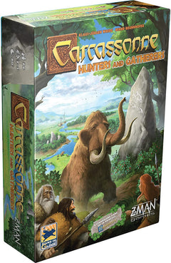 Asmodee Carcassonne Hunters & Gatherers Prehistoric Version of The Bestselling, Strategic Tile Laying Game ZM7869