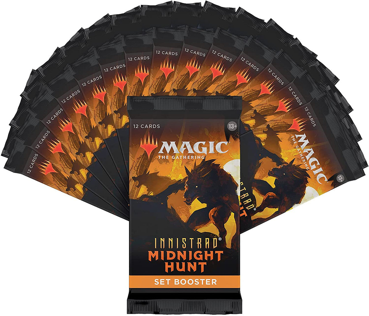 MTG Magic The Gathering Innistrad Midnight Hunt Set Booster Box 30 Packs 360 MTG Magic Cards WOCC8953
