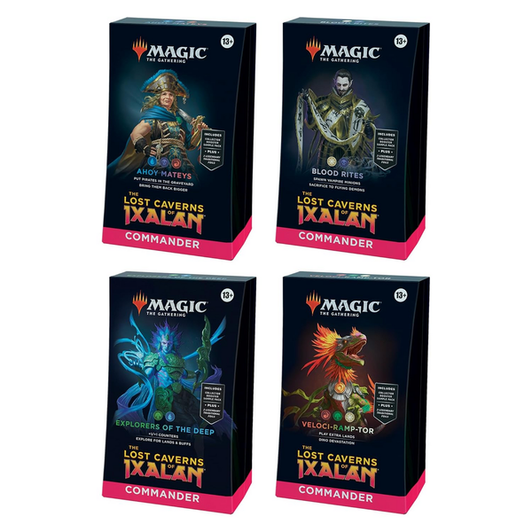 Magic the Gathering CCG: The Lost Caverns of Ixalan Commander Deck Carton (4)