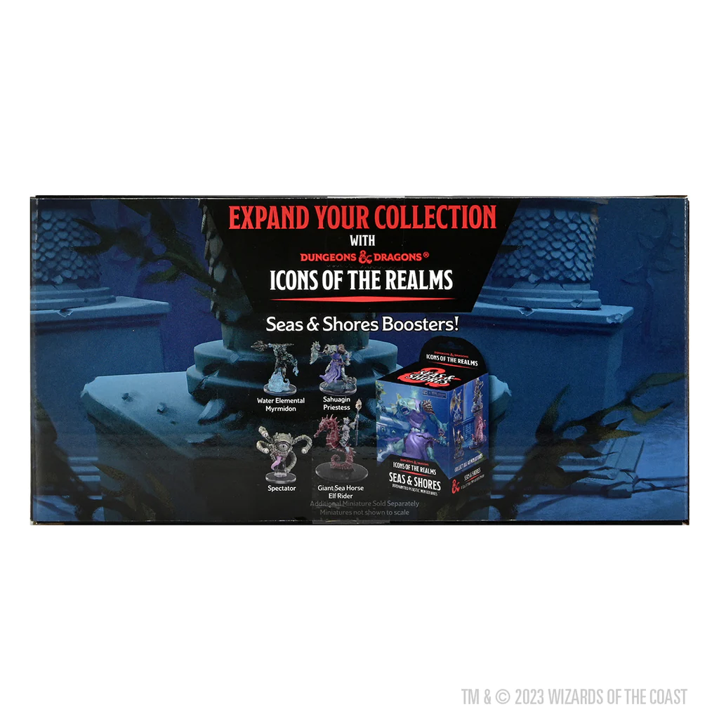 Wizkids Dungeons And Dragons D&D Icons Of The Realms Seas & Shores Set 29 Maw Of Sekolah Boxed Figure WZK96259