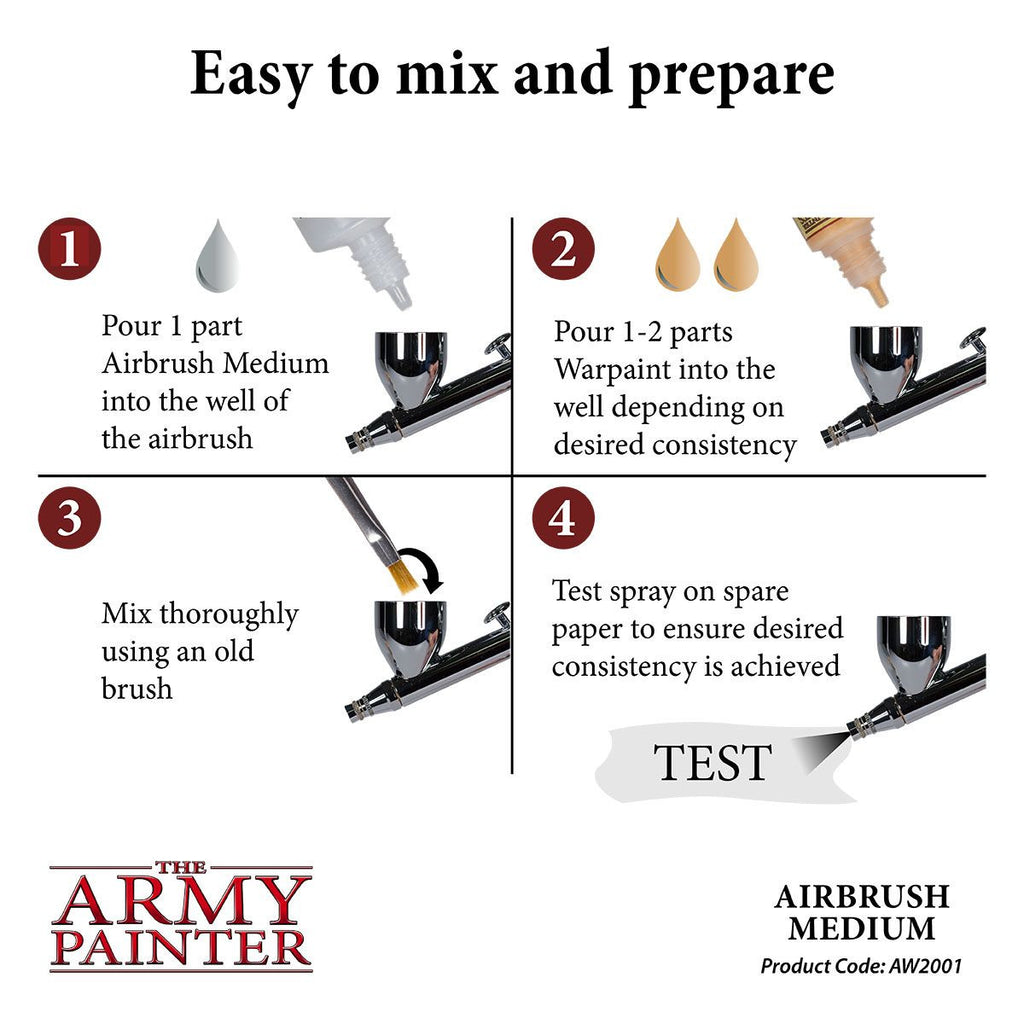 The Army Painter Warpaints Air Airbrush Thinner Non Toxic Medium 100ml AW2001