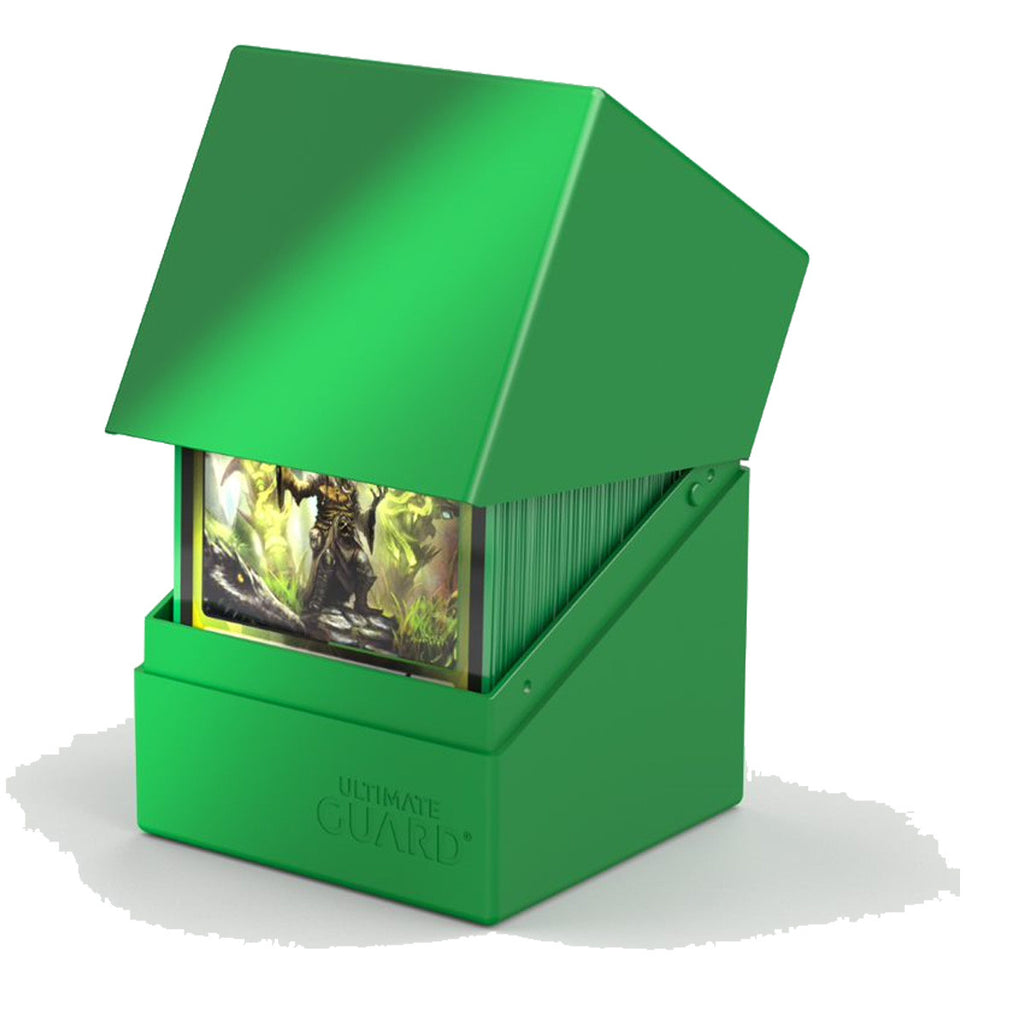 Ultimate Guard Deck Case Boulder Standard Size Solid Green 100Ct UGD011375