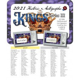 2021 Historic Autographs Kings 3 Baseball