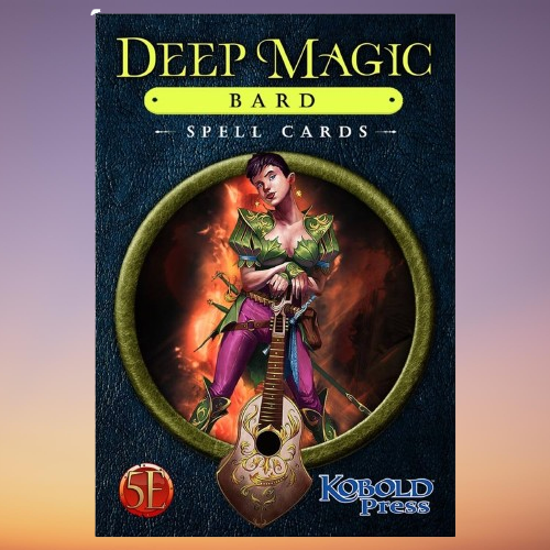 Paizo Dungeons & Dragons 5e Deep Magic Spell Cards Bard KOB9160