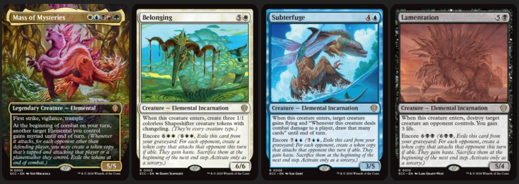 Magic the Gathering CCG Lorwyn Eclipsed Dance of the Elements Commander Deck MTG-RT-LORWYN-CD-A