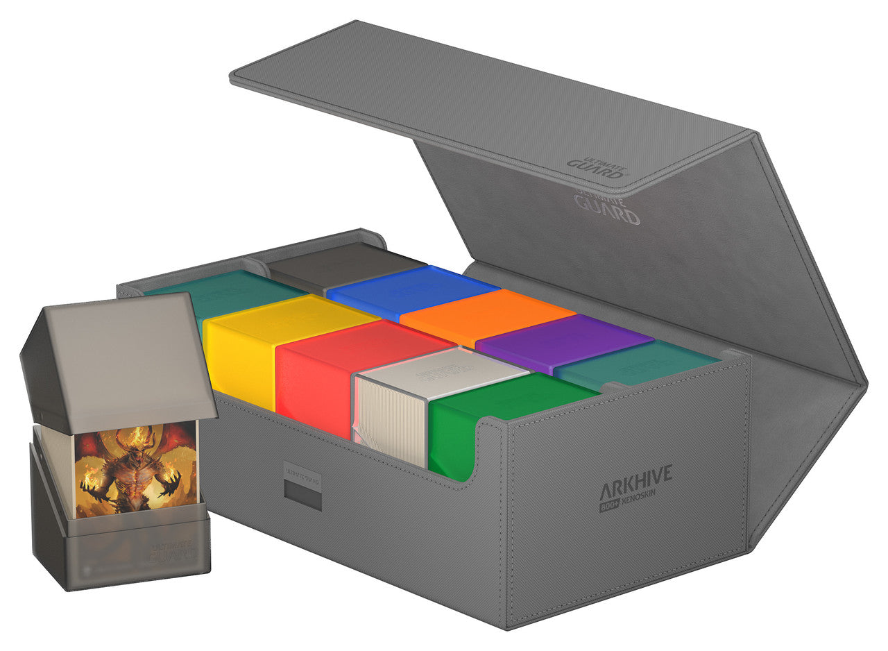 Ultimate Guard Arkhive Deck Case For Double Sleeved TCG Cards Grey 800Ct UGDDCC011256