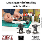 The Army Painter Warpaint Metallics Shinning Silver Non Toxic Acrylic Paints 18ml WP1129