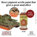 The Army Painter Warpaint Effects Wet Mud Non Toxic Acrylic Paints 18ml WP1478