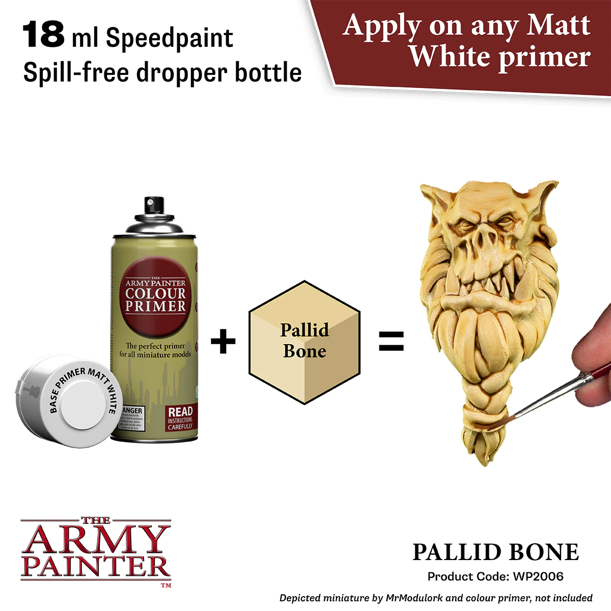 The Army Painter SpeedPaint 2.0 Pallid Bone Non Toxic Paints WP2006