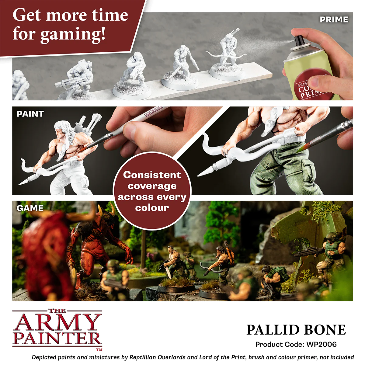 The Army Painter SpeedPaint 2.0 Pallid Bone Non Toxic Paints WP2006