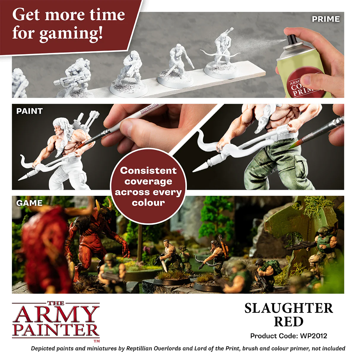 The Army Painter SpeedPaint 2.0 Slaughter Red Non Toxic Paints 18ml WP2012