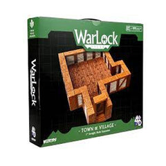 WizKids Dungeons & Dragons Warlock Tiles Expansion Pack 1 in Town & Village Straight Walls WZK-16531