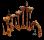 Dungeons & Dragons WizKids Warlock Tiles Expansion Stalactites & Stalagmites WZK-16547