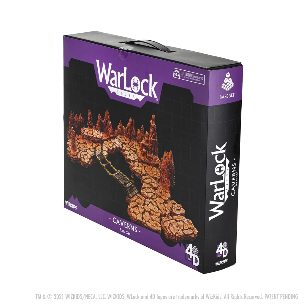 Dungeons & Dragons WizKids WarLock Tiles Caverns Base Set WZK-16533