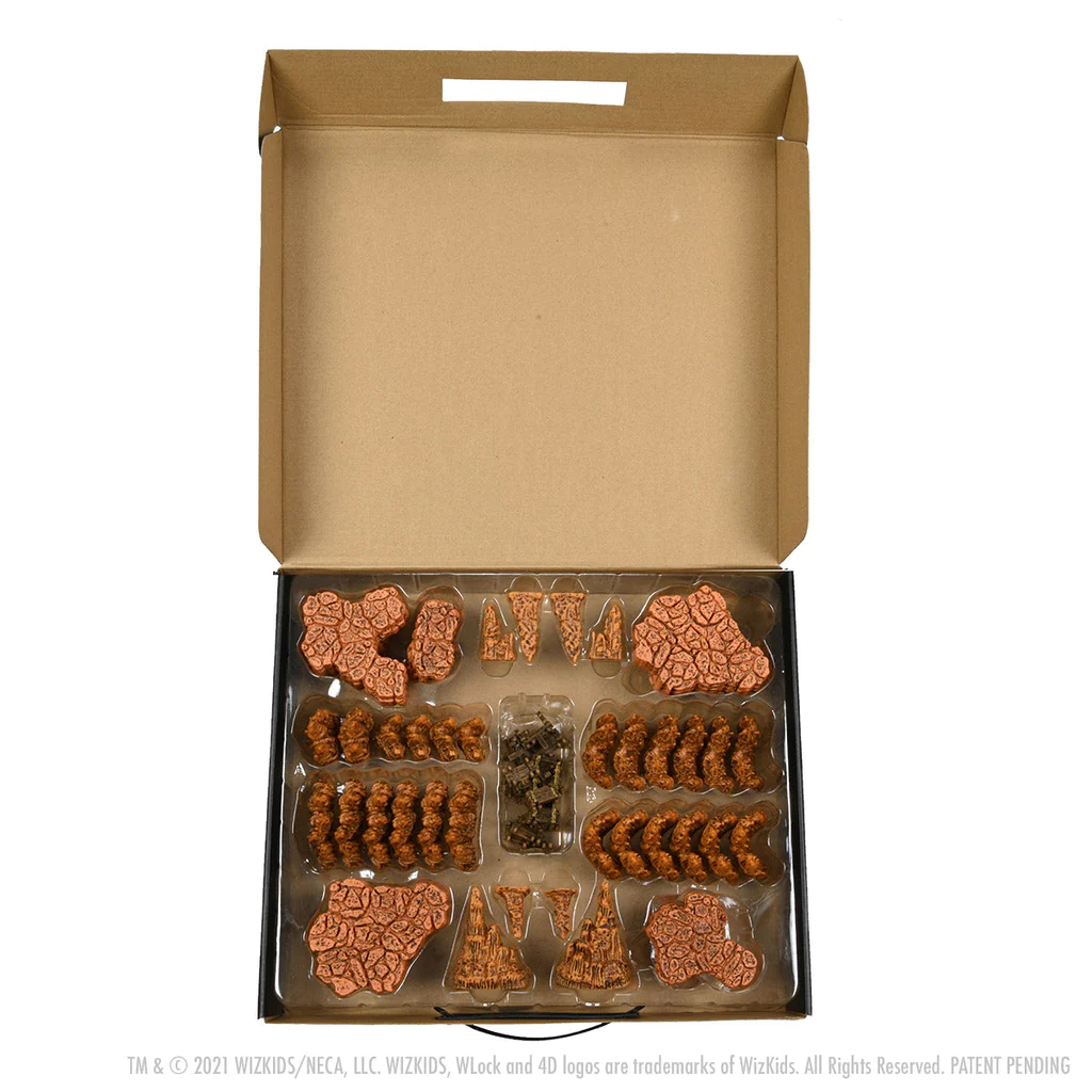Dungeons & Dragons WizKids WarLock Tiles Caverns Base Set WZK-16533