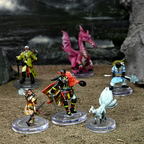 Paizo Dungeons and Dragons Pathfinder Battles Advanced Iconic Heroes Miniatures D&D WZK97527