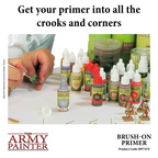 The Army Painter Warpaint Effects Brush-On Grey Primer Non Toxic Acrylic Paints 18ml WP1472