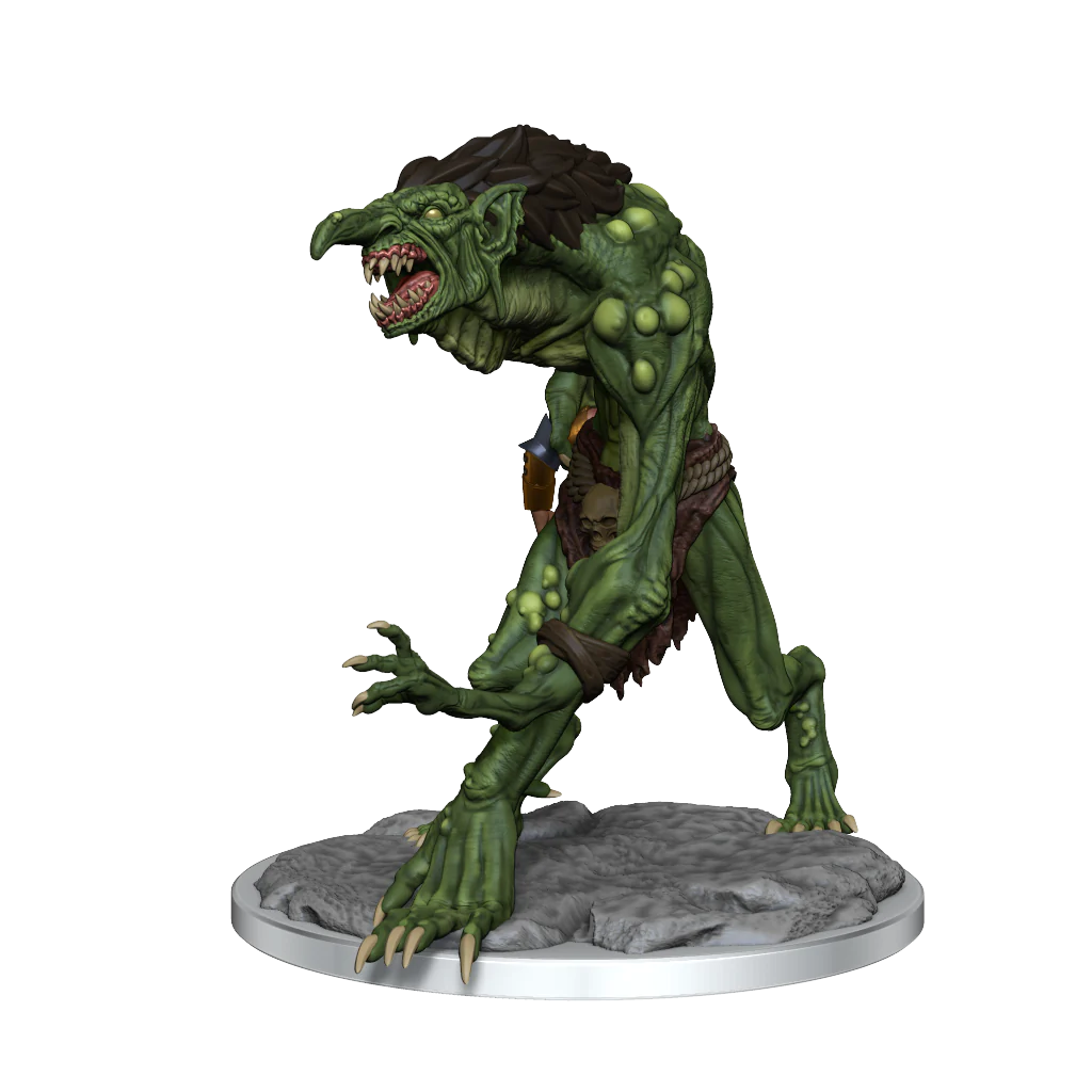 Wizkids Dungeons And Dragons D&D Frameworks Troll Miniature Unpainted Unassembled Customizable Miniature WZK75043