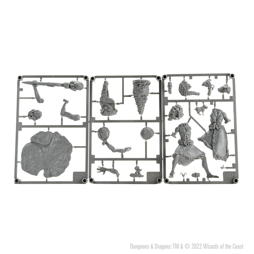Wizkids Dungeons And Dragons D&D Frameworks Stone Giant Miniature Unpainted Unassembled Customizable Miniature WZK75076