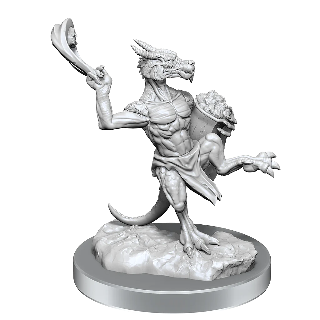 Wizkids Dungeons And Dragons D&D Frameworks Kobolds Miniatures Set Unpainted Unassembled Customizable Miniatures WZK75067