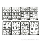 Wizkids Dungeons And Dragons D&D Frameworks Orcs Miniatures Set Unpainted Unassembled Customizable Miniatures WZK75066