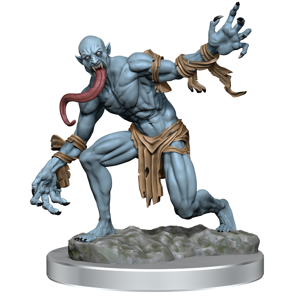 Wizkids Dungeons And Dragons D&D Frameworks Ghast & Ghoul Miniature Unpainted Unassembled Customizable Miniature WZK75053