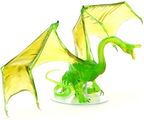 Wizkids Dungeons And Dragons Icons Of The Realms Adult Emerald Dragon Premium Figure Miniatures D&D WZK96064