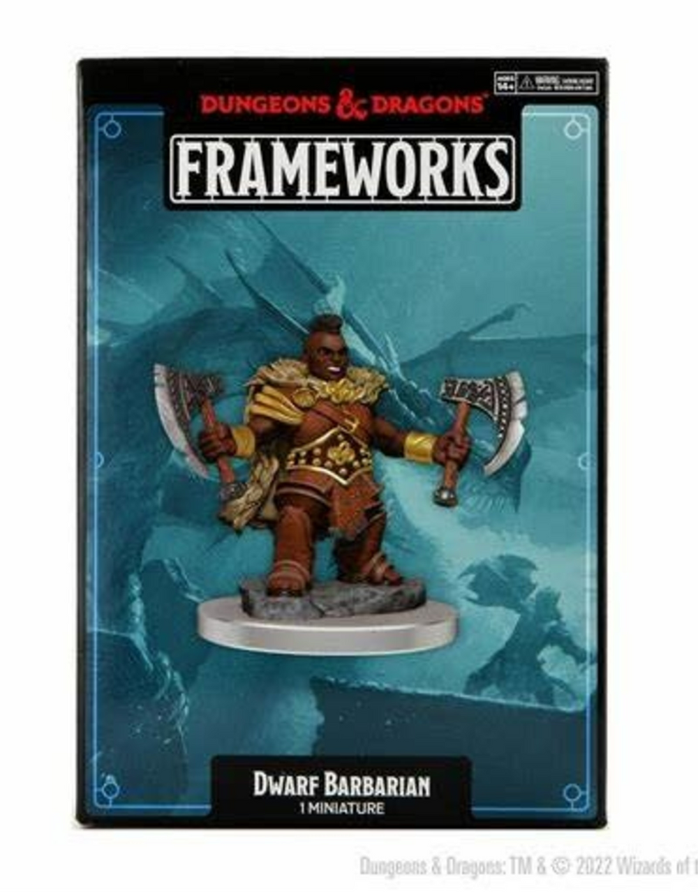 Wizkids Dungeons And Dragons Dwarf Barbarian Frameworks W01 Female Miniature D&D WZK75031