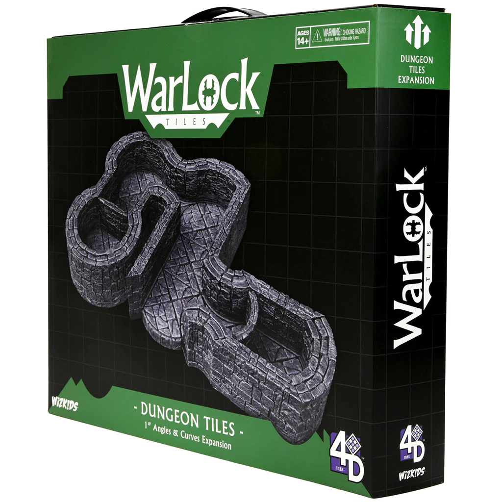 WizKids Dungeons & Dragons WarLock Tiles Expansion Pack 1 in Dungeon Angles & Curves WZK-16518