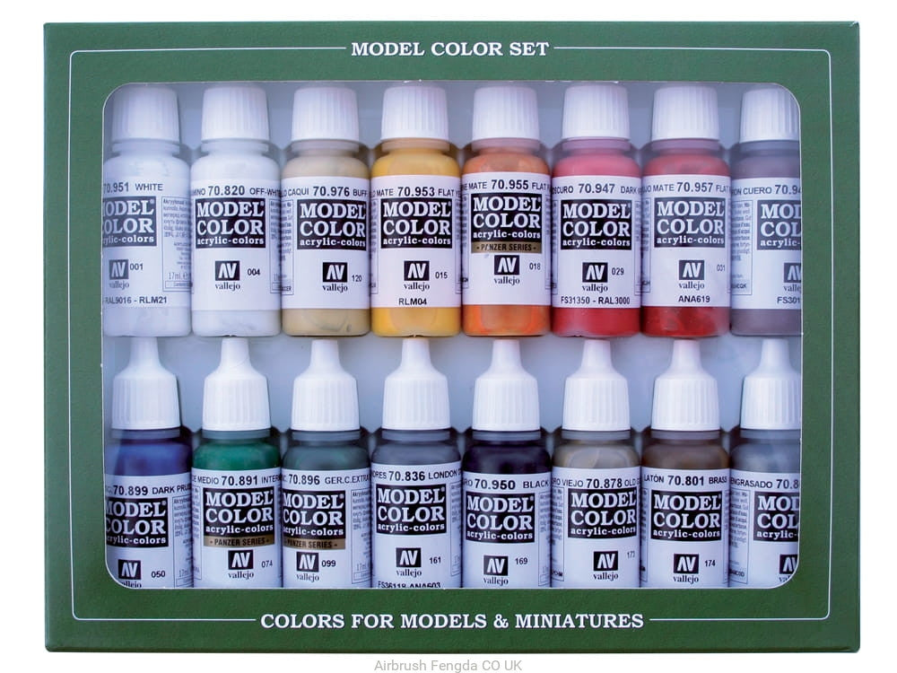 Vallejo Model Color Napoleonic French & British Paints Set Non Toxic 17ml VAL-70149