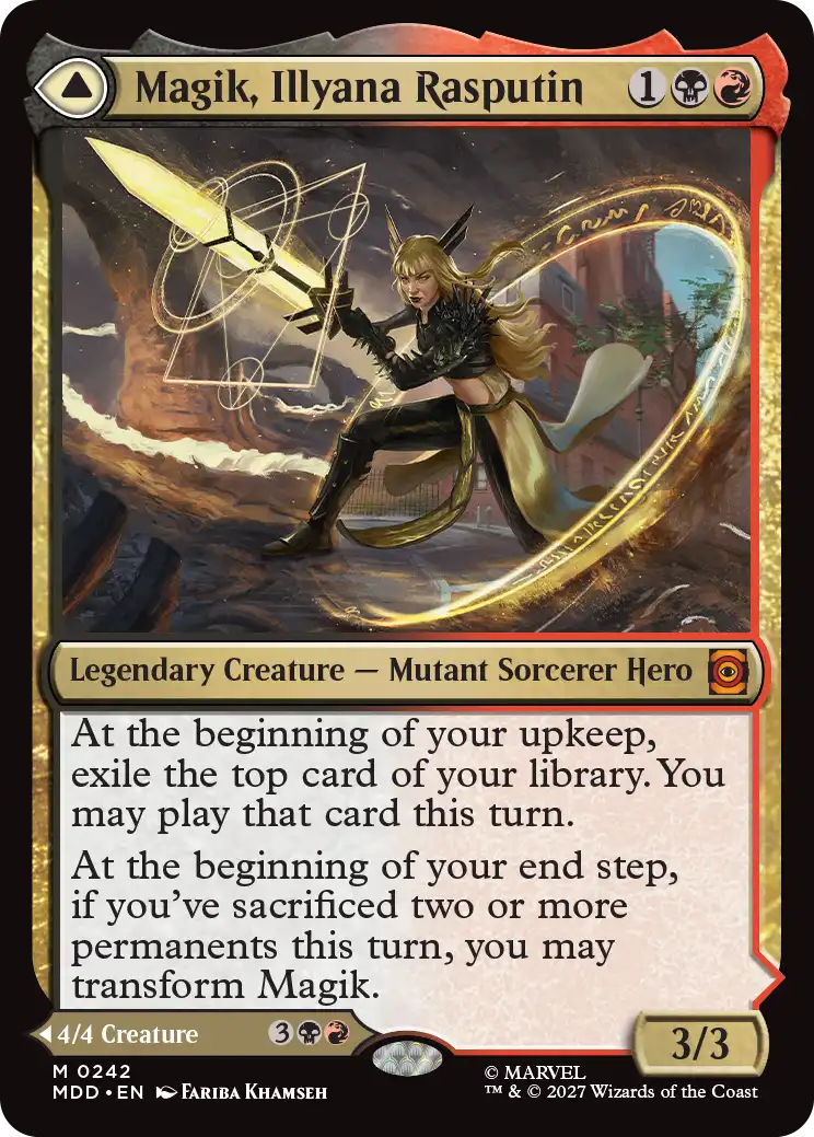 Magic the Gathering Universes Beyond Marvel Darkhold Destiny Assault on Asgard Scene Box