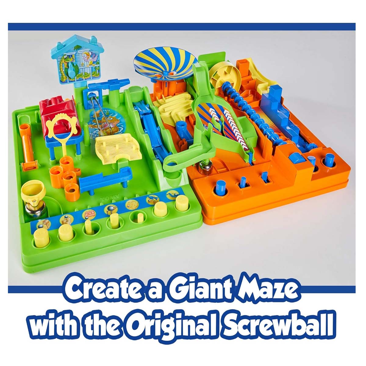 Tomy Screwball Scramble 2 Brainteasers Obstacle Board Game for Ages 5 to 10 TM-T73109FR