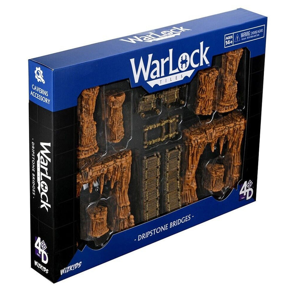 Dungeons & Dragons Wizkids WarLock Tiles Accessory Dripstone Bridges WZK-16548