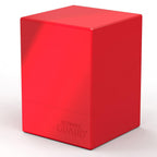 Ultimate Guard Deck Case Boulder Standard Size Solid Red 100Ct UGD011373