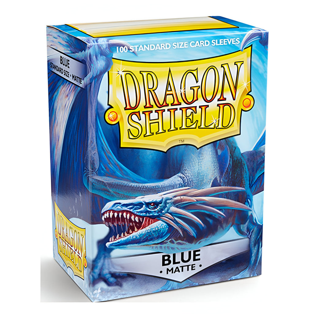Dragon Shield Sleeves Standard Size Matte Blue 100 Ct 10 packs ATM11003K1