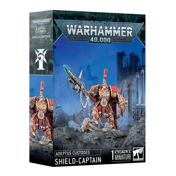 Games Workshop Warhammer 40K Adeptus Custodes Shield Captain Miniatures Sets 01-21