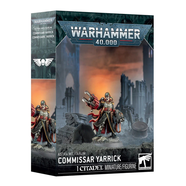 Games Workshop Warhammer 40K Astra Militarum Commissar Yarrick Plastic Box 47-56