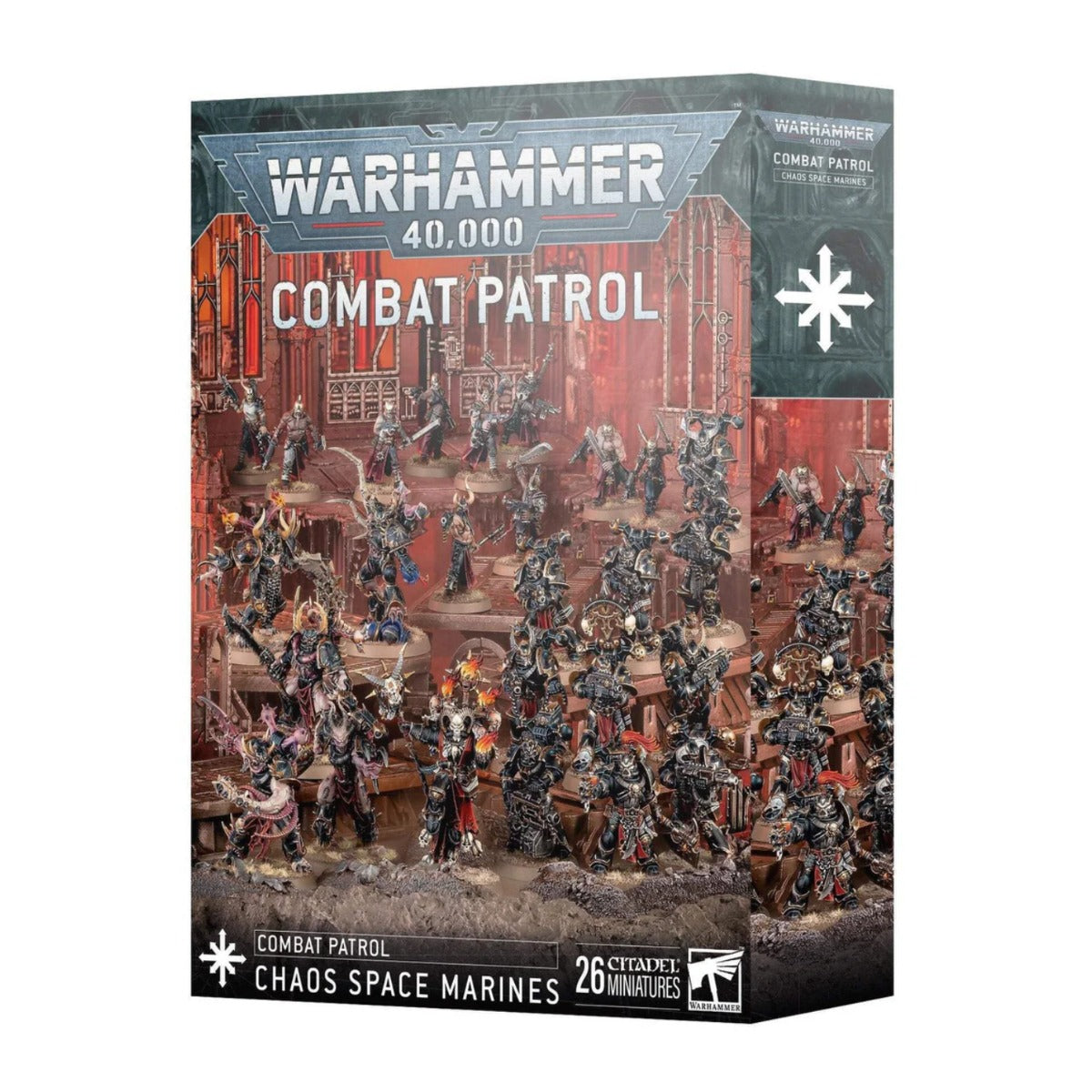 Games Workshop Warhammer 40K Combat Patrol Chaos Space Marines Plastic Box 73-431