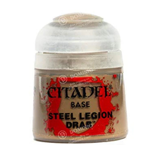 Games Workshop Citadel Base Steel Legion Drab 21-17